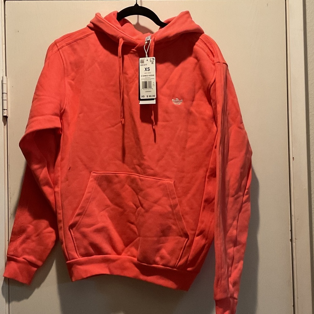 Adidas Men's Vibrant Coral Hoodie